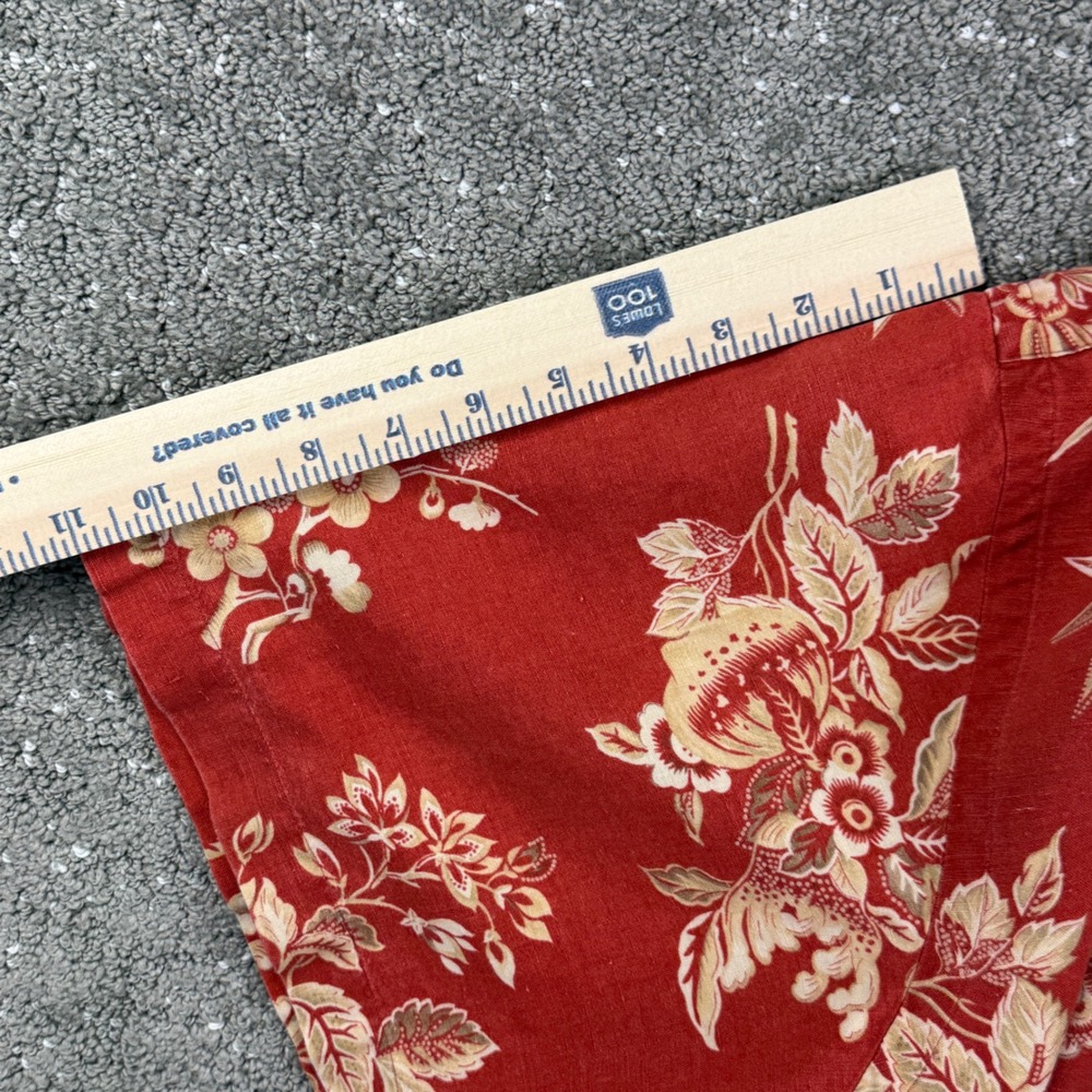 Vintage Polo Ralph Lauren Shirt Mens 3X Big Linen Cotton Floral Camp Hawaiian - Picture 5 of 7